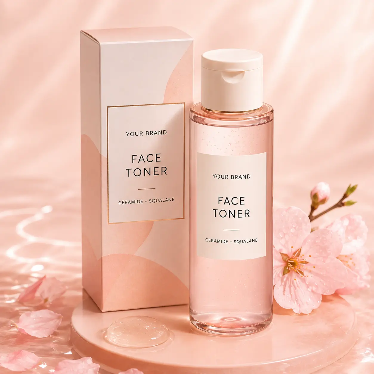 ภาพผลิตภัณฑ์ Ceramide Glow Moisturizing Toner รูปแบบโทนเนอร์และเอสเซนส์