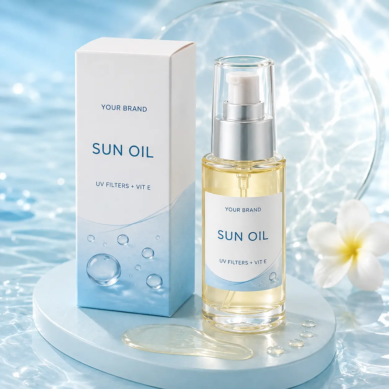 ภาพผลิตภัณฑ์ Coco Sun Oil รูปแบบผลิตภัณฑ์กันแดด
