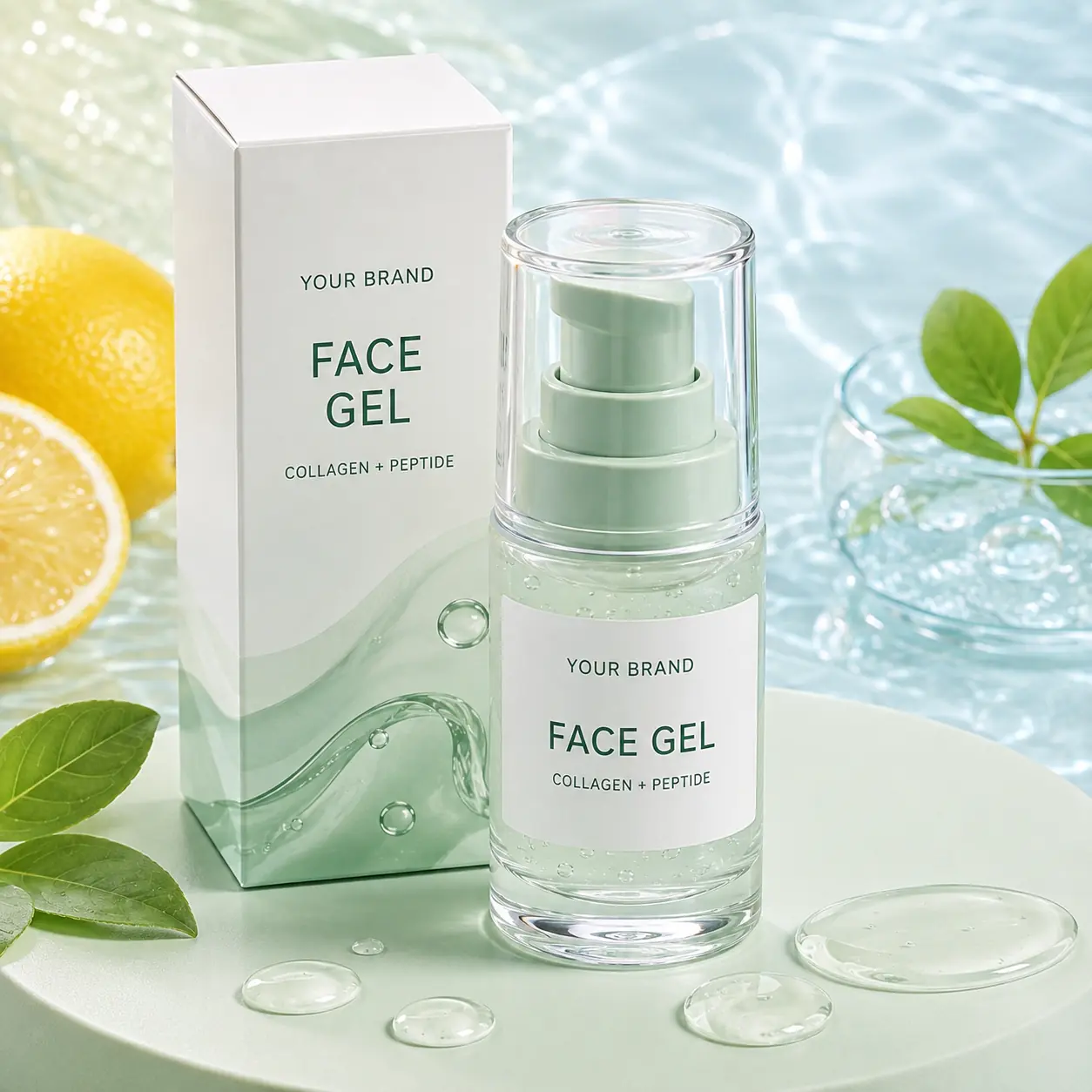 ภาพผลิตภัณฑ์ Collagen Peptide Moisturiser Gel รูปแบบเจลบำรุงผิว