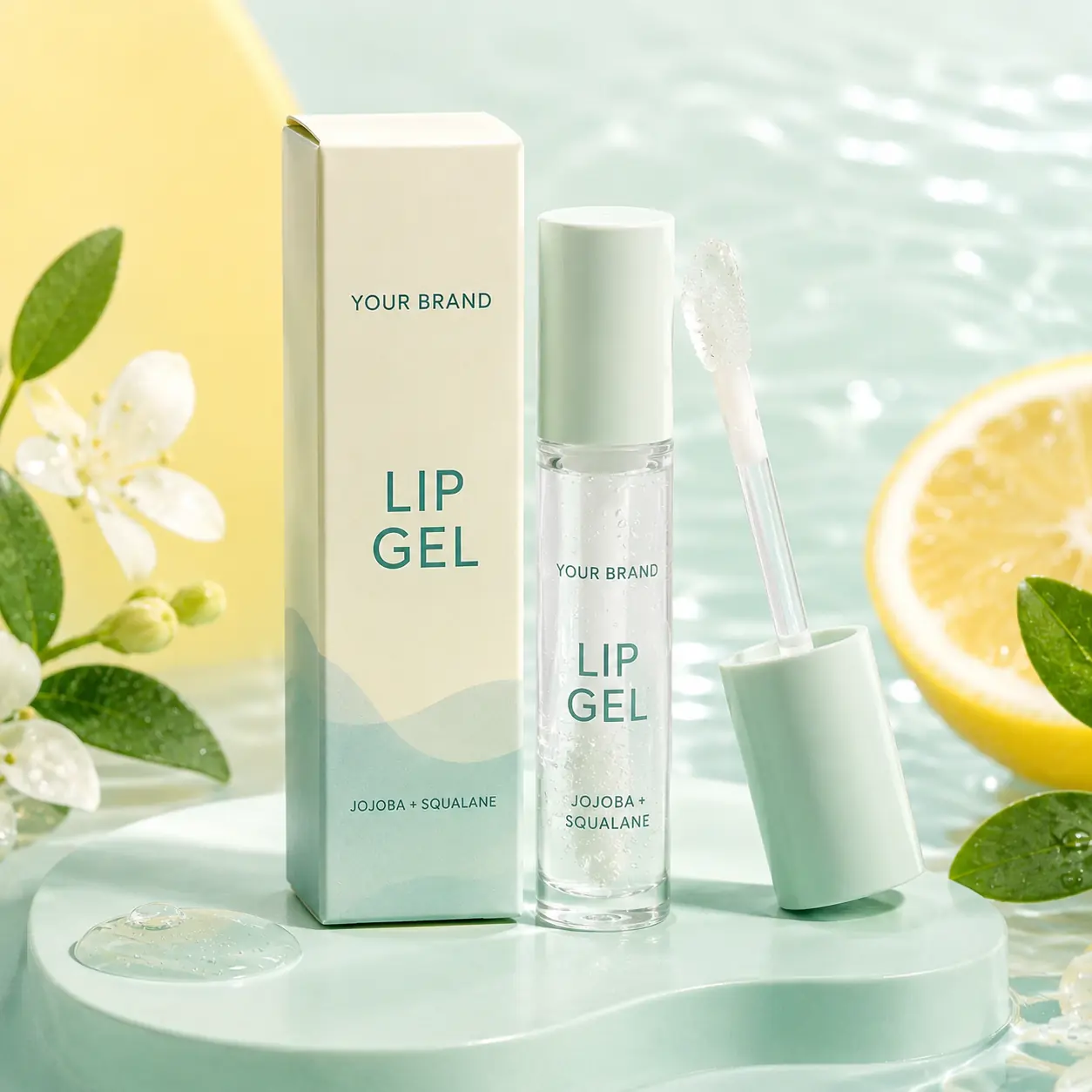 ภาพผลิตภัณฑ์ Glow Lip Gel รูปแบบผลิตภัณฑ์สำหรับริมฝีปาก