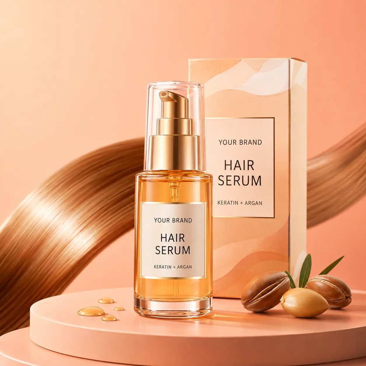 ภาพผลิตภัณฑ์ Repairing Smooth Hair Serum รูปแบบเซรั่มบำรุงเส้นผมและหนังศีรษะ