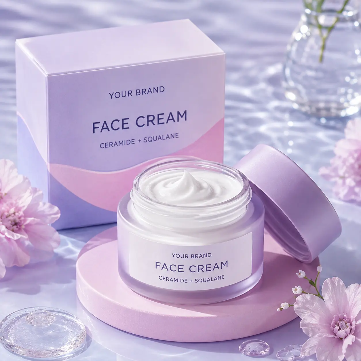 ภาพผลิตภัณฑ์ Skin Moisturizer Facial Cream รูปแบบครีมบำรุงผิว